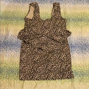 Leopard print dress